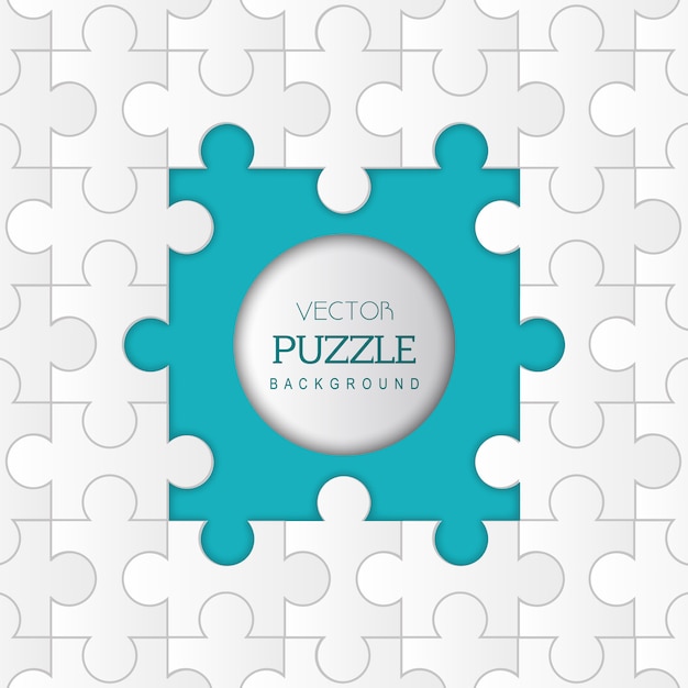 Puzzle abstrait de vecteur