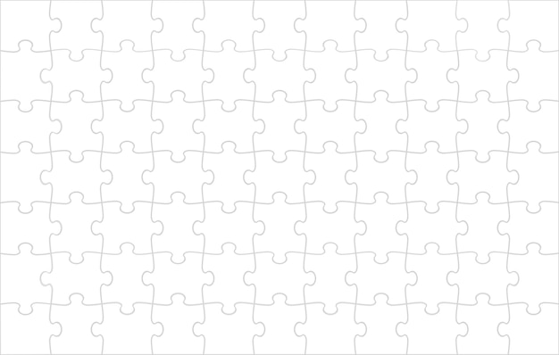 Vecteur gratuit puzzle blanc fond blanc modèle illustration vectorielle