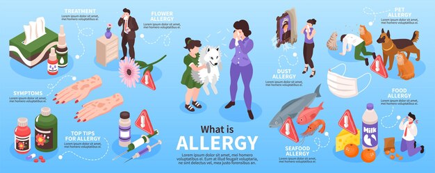 Qu'est-ce que l'infographie sur les allergies