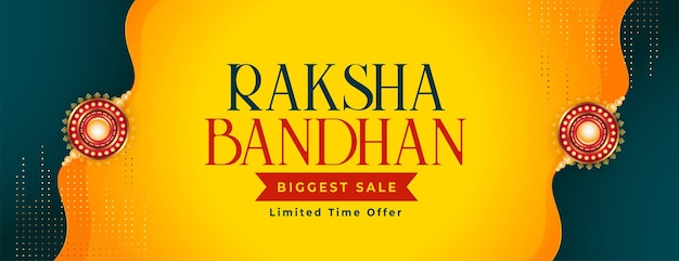 Raksha Bandhan Belle Conception De Bannière De Vente