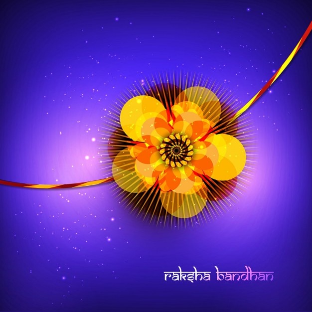 Vecteur gratuit raksha bandhan fond