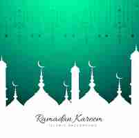 Vecteur gratuit ramadan kareem background