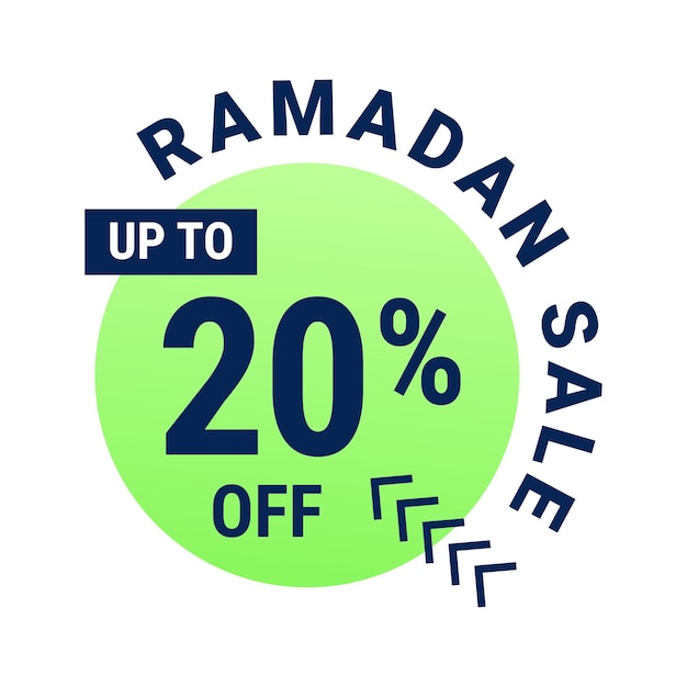 Vecteur gratuit ramadan super sale obtenez jusqu'à 20 de réduction sur la bannière de fond pointillé