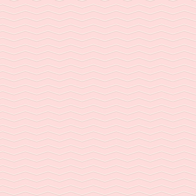 Vecteur gratuit rayures en zigzag sans couture sur un vecteur de ressources de conception de fond rose