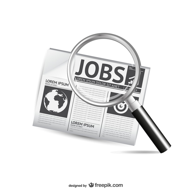Vecteur gratuit recherche d&#39;emploi