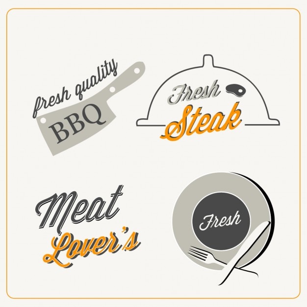 Vecteur gratuit restaurant logo