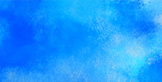 Résumé De L'aquarelle En Couleur Bleue