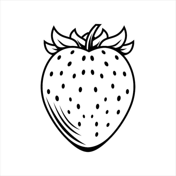 Résumé de la conception de l'illustration des fraises
