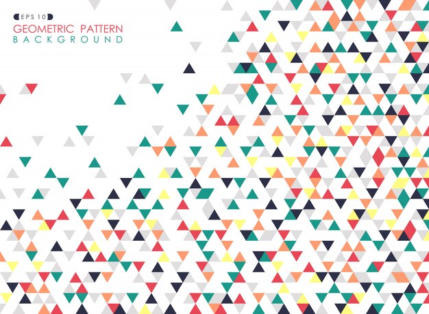 Resume Du Motif Geometrique Triangle Colore Vecteur Premium Resume Du Motif Geometrique Triangle Colore Vecteur Premium