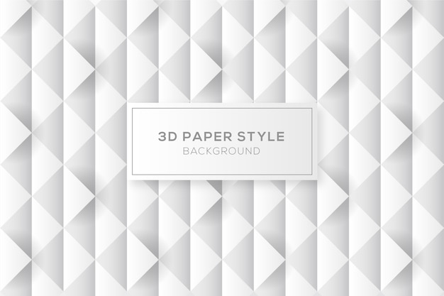 Résumé fond de diamants dans le style de papier 3d