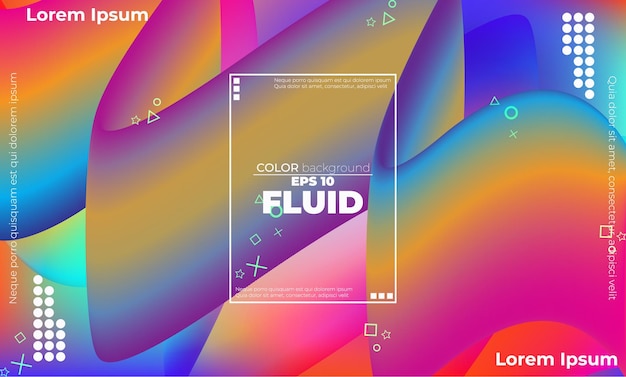 Résumé Fond Fluide Forme Liquide Gradient