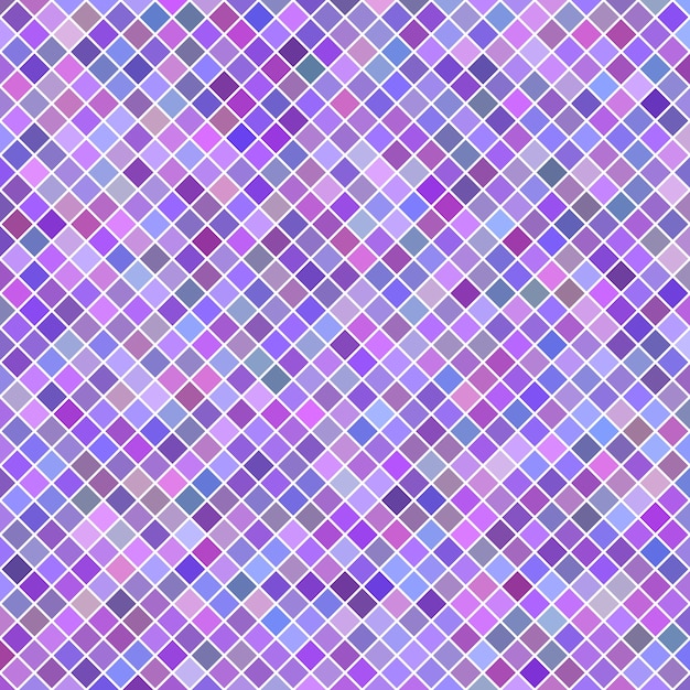 Résumé de la forme de la diagonale abstraite en couleur - illustration vectorielle des carrés violets