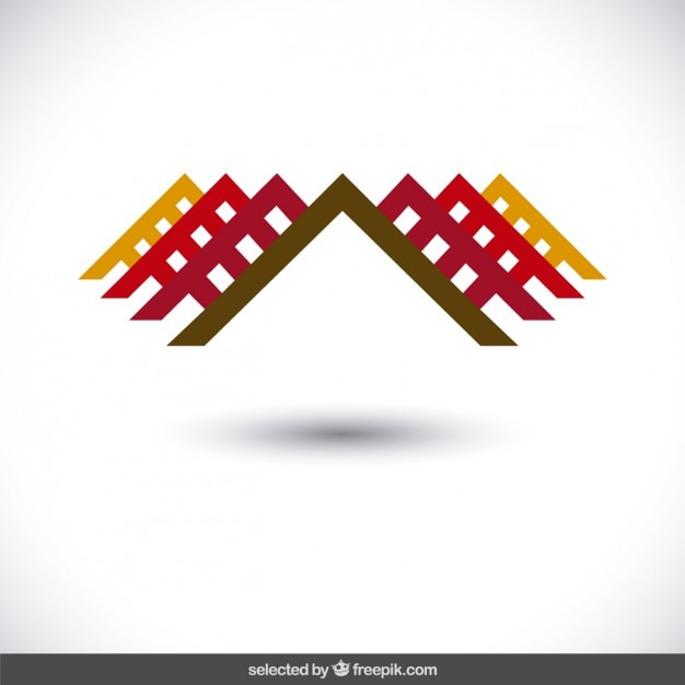 Vecteur gratuit résumé logo de la propriété