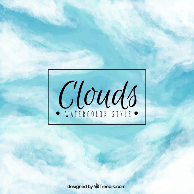 Résumé nuages ​​fond de ciel