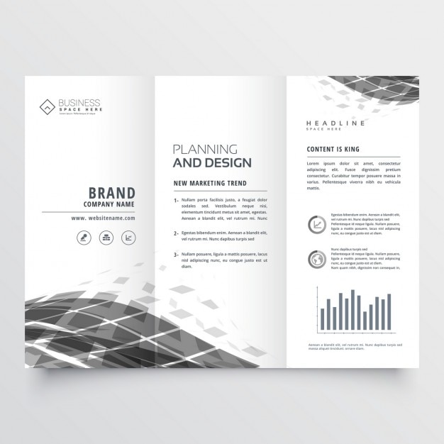 Résumé Trifold Brochure Modèle