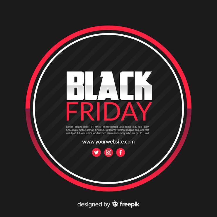 Vecteur gratuit résumé des ventes vendredi noir