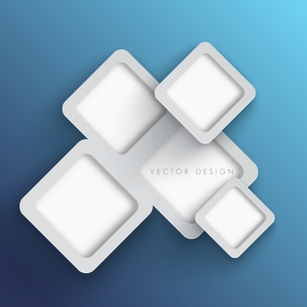 Vecteur gratuit rhombus et fond bleu
