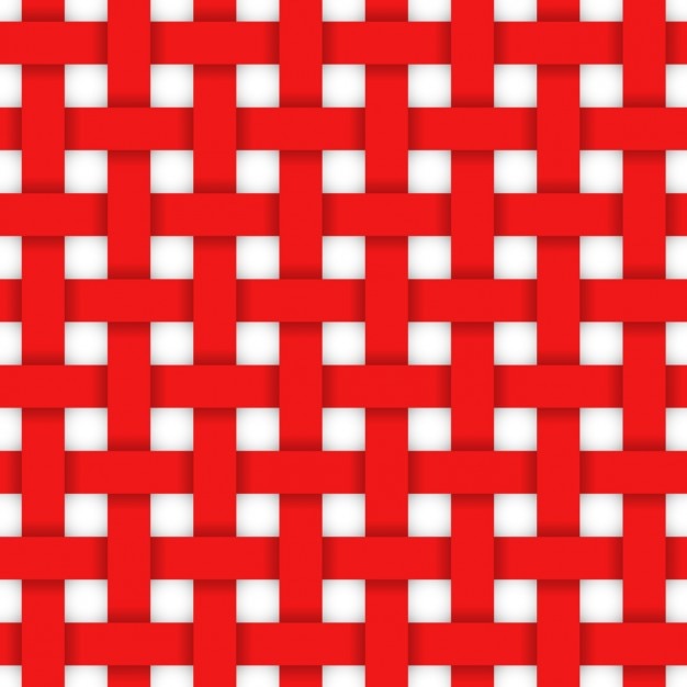 Vecteur gratuit rouge traversé rubans modèle