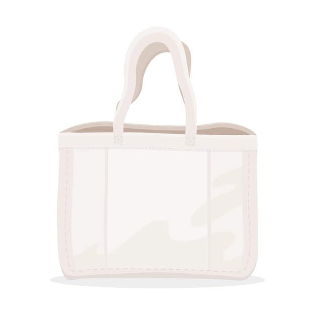 Sac en tissu design plat