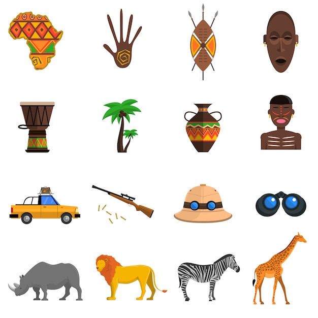 Safari Icons Set