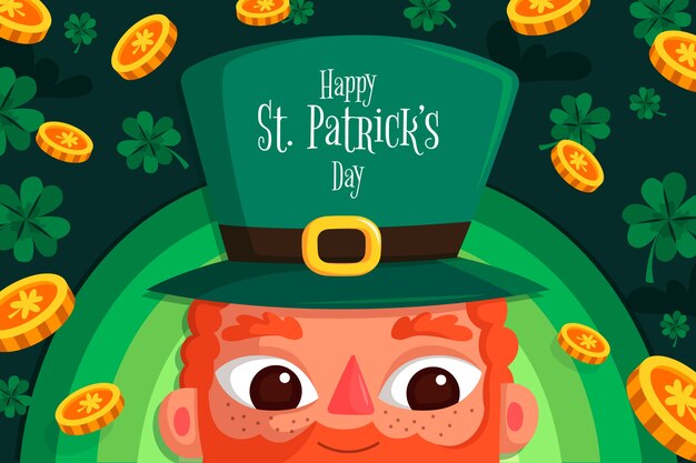 La Saint-Patrick au design plat