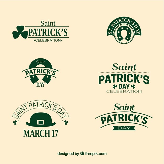 Saint-patrick Badge Collection