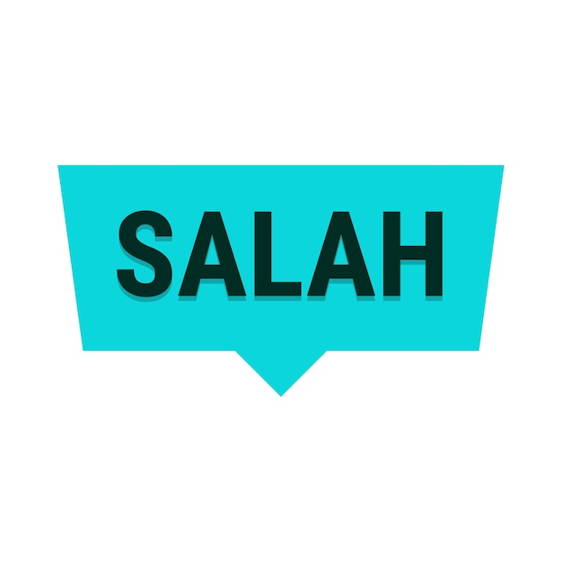 Salah Turquoise Vector Callout Banner Avec Des Informations Sur Le Jeûne Et La Prière Pendant Le Ramadan