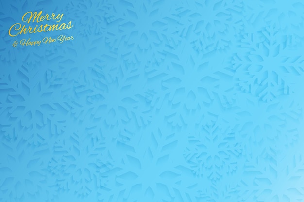 Salutation de vacances abstrait de flocon de neige. illustration vectorielle.