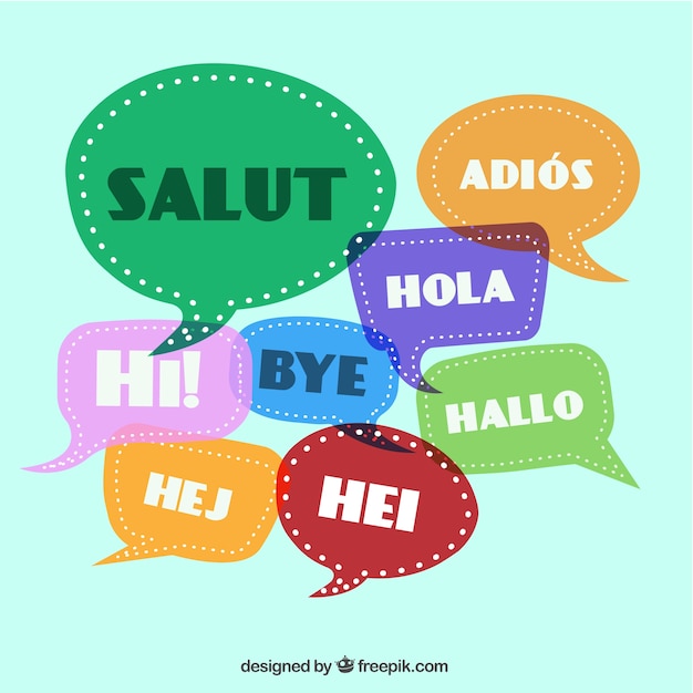 Salutations Dans Différentes Langues