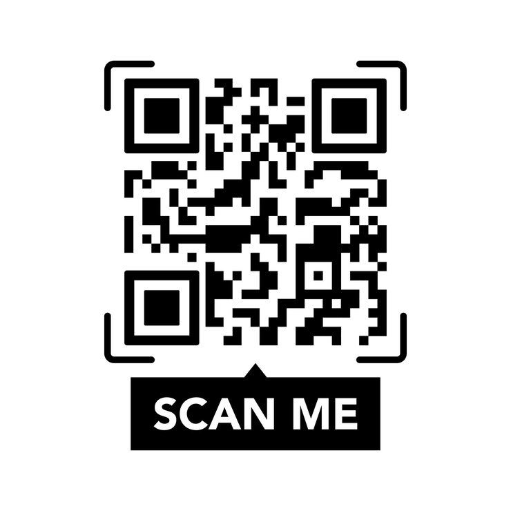 Vecteur gratuit scannez-moi le code qr