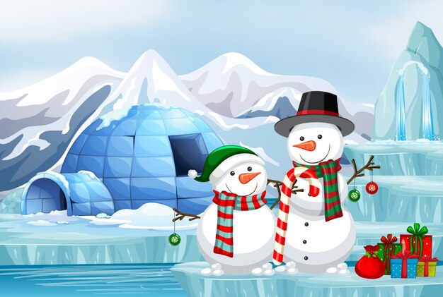 4 images 1 mot 5 lettres arbre bonhomme de neige