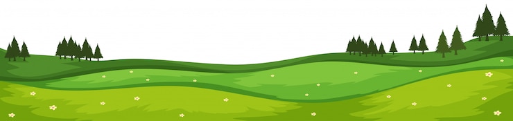 Vecteur gratuit scène de paysage naturel