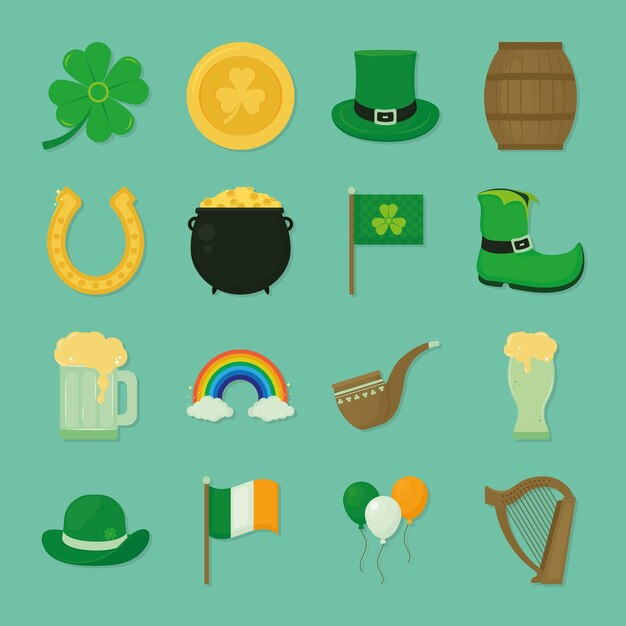 Scénographie de la saint patrick
