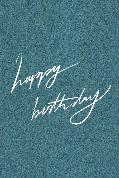 Script joyeux anniversaire minimal