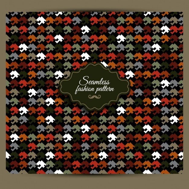 Vecteur gratuit seamless pour l&#39;homme multicolor texture pour le textile et le design