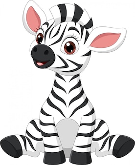 Seance De Dessin Anime Mignon Bebe Zebre Vecteur Premium Seance De Dessin Anime Mignon Bebe Zebre Vecteur Premium