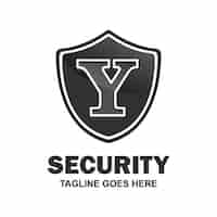 Vecteur gratuit security shield logo