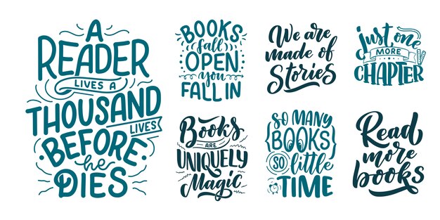 Le Sommeil Est Bon Les Livres Sont Meilleurs Phrase De Lettrage Dessine A La Main Citation De Motivation Sur Les Livres Et La Lecture Vecteur Premium