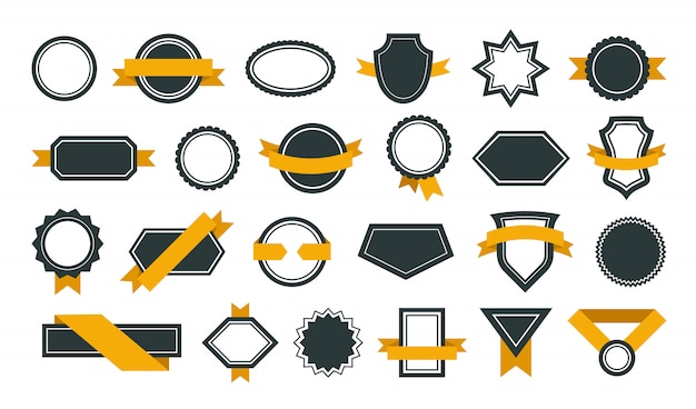 Set de badges de récompense