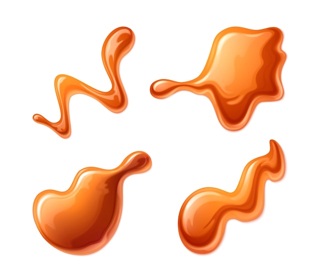 Set d'éclaboussures de sauce rouge