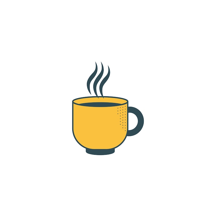 Vecteur gratuit signalisation de café design plat