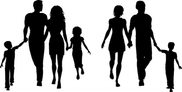 Silhouettes de familles