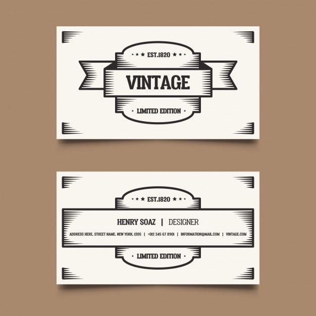 Simple Carte Vintage