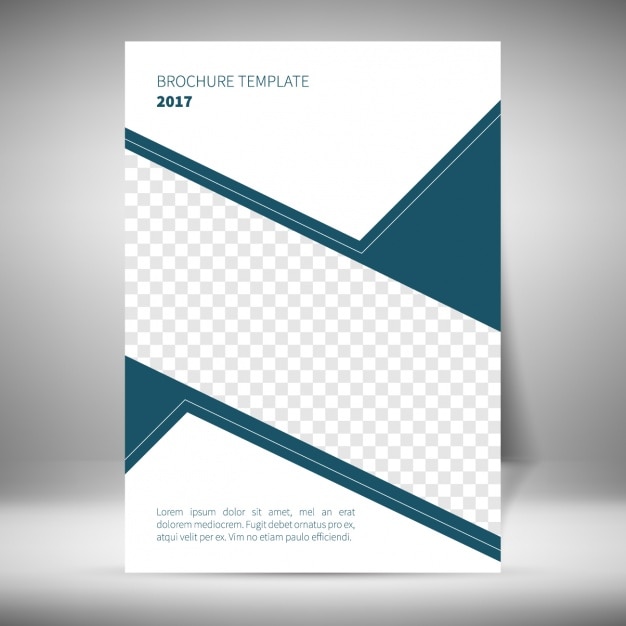 Vecteur gratuit simple modèle de brochure