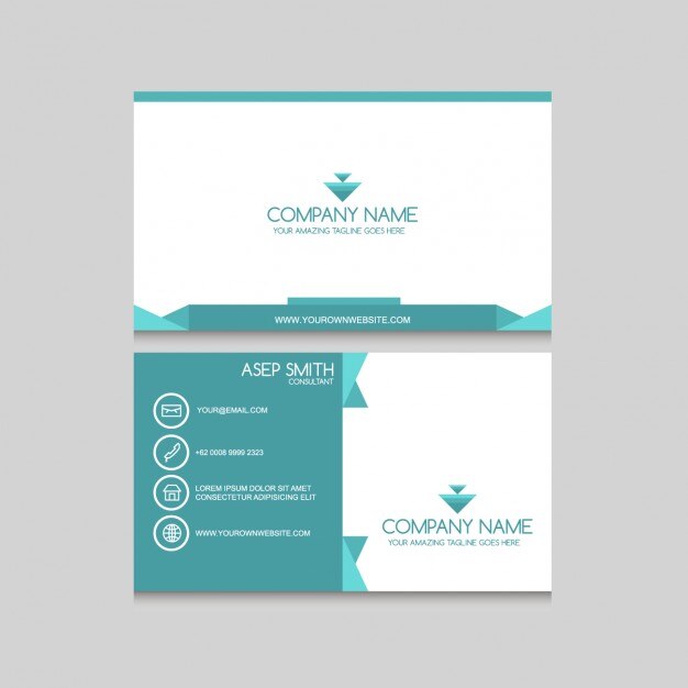 Simple et moderne carte d&#39;entreprise