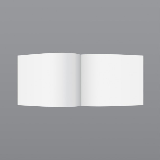 Vecteur gratuit simple petit magazine, maquette