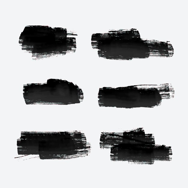 six coups de peinture grunge