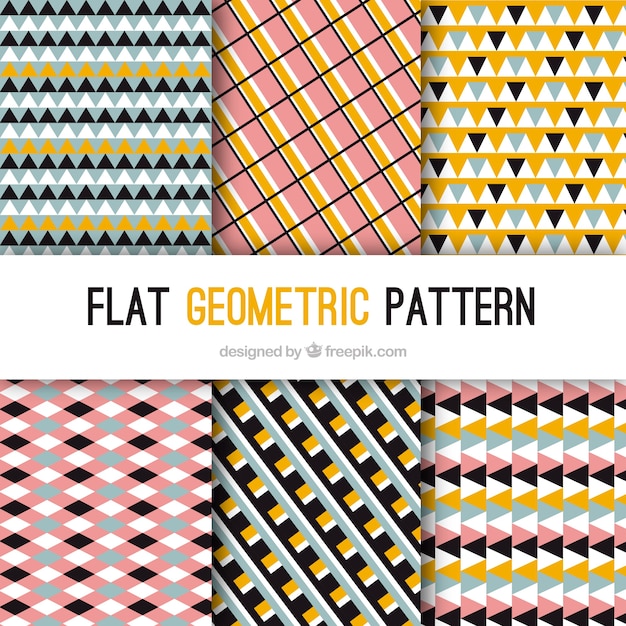 Six modèles de formes géométriques