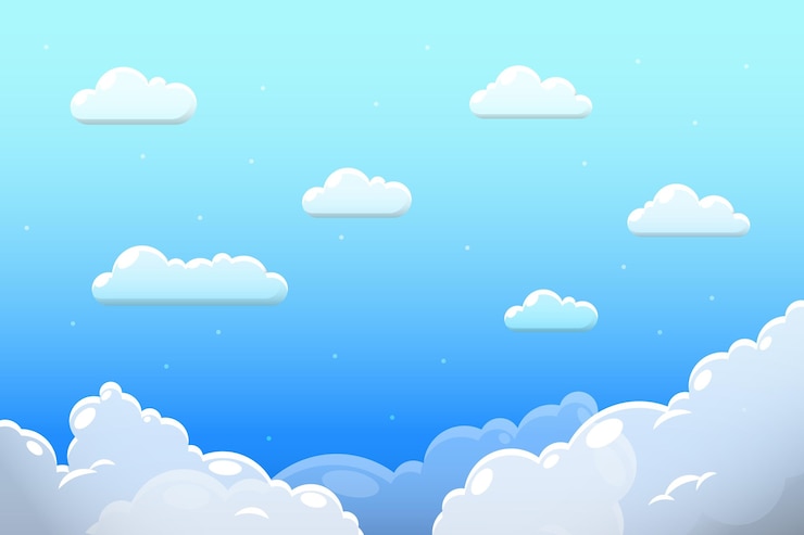 Vecteur gratuit sky - fond pour la vidéoconférence