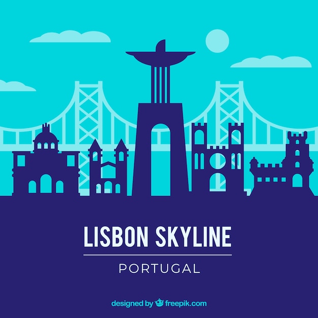 Skyline De Lisbonne